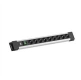 Bachmann CONNECTUS 9xCEE7/3 Steckdosenleiste (Kabell&auml;nge 2 m), 1xSchalter 2,0m