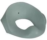 Kikkaboo Baby-Toilettensitz Flipper, 12 cm, anatomische Form, Spritzschutz,