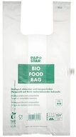 PAPSTAR Tragetasche 100x Hemdchen Bio-Folie 55 x 28 x 20cm transparent...