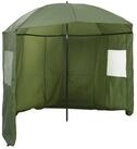 vidaXL Sonnenschirm Angel-Regenschirm 290 x 225 cm Oxford-Polyester Gelb-Armee
