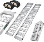 TRUTZHOLM Auffahrrampe 2x Verladerampe Alu 2-fach klappbar 198 cm Traglast 680...