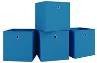 VCM Faltbox Aufbewahrungsbox 4er Set Boxas H. 28 x B. 27 x T. (Spar-Set, 4)