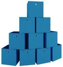 VCM Faltbox Stoffbox 10er Set Boxas H. 28 x B. 27 x T. 27 cm (Spar-Set, 10),