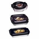 Ritzenhoff & Breker Auflaufform Cucina Auflaufformen mit Frischhaltedeckel 3er...