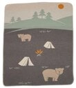 Babydecke Juwel 'Camping' 70 x 90 cm, DAVID FUSSENEGGER grau