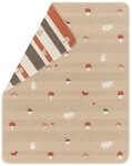 Babydecke Forest Friends 90x70cm natur 85% Baumwolle, 8% Viskose, 7% Polyacryl,...