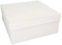 PAPSTAR Einweggeschirr-Set 10 x Tortenkartons mit Deckel Pappe eckig 30 cm x 30...