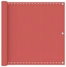 vidaXL Seitenmarkise 75 x 700 cm Balkonsichtschutz Terrakotta 75x700 cm HDPE und