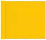 vidaXL Seitenmarkise 100 x 700 cm Balkonsichtschutz Gelb 100x700 cm Oxford-Stoff