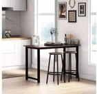 HOMCOM Barhocker Barst&uuml;hle mit Fu&szlig;st&uuml;tze, K&uuml;chenstuhl f&uuml;r Esszimmer,...