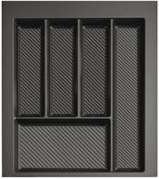 livingpoint24 Besteckeinsatz Besteckeinsatz k&uuml;rzbar Breite 34-40 cm Schublade...