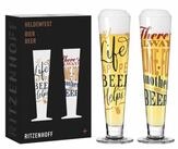 Ritzenhoff Bierglas 2er Set Heldenfest, 2-tlg., Kristallglas