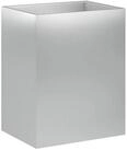 vidaXL Blumentopf Garten-Pflanzgef&auml;&szlig; Silber 40 x 30 x 50 cm Verzinkter Stahl...