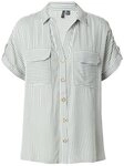 Vero Moda Kurzarmbluse VMBumpy (1-tlg) Falten
