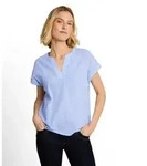 TOM TAILOR Druckbluse Sommer-Tunika mit feinen Streifen und Punkten