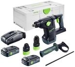 FESTOOL Akku-Kombibohrhammer KHC 18 EB-Basic Akku Kombihammer 18 V 2,6 J SDS-Plus