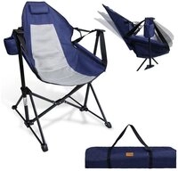 CCLIFE Schaukelstuhl Schaukelstuhl Campingstuhl Gartenstuhl Faltbar