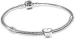 Pandora Silberarmband 21492, f&uuml;r Damen Silber Starterset mit Mini Herz...