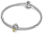 Pandora Silberarmband 21110, Geschenkset f&uuml;r Damen Silber Heimat & Herz bunt...