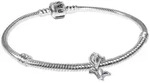 Pandora Silberarmband 21769, Starterset f&uuml;r Damen Tulpe silberfarben 18 cm