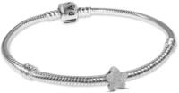 Pandora Silberarmband 21512, f&uuml;r Damen Geschenkset Silber mit Mini Stern matt