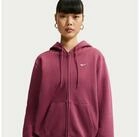 Nike Sportswear Kapuzensweatjacke W NK STDO FLC MW STD FZ HDY mit Kapuze, Langarm,