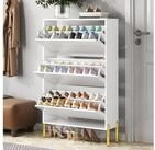 STILVORA Schuhschrank Schuhkipper schmal Gro&szlig;es Fassungsverm&ouml;gen Schuhregal...