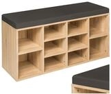 tectake Schuhschrank Schuhkommode, 103,5 x 48 x 30 cm, f&uuml;r 10 Paar Schuhe...