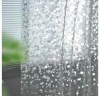 Eazzier Bath Duschvorhang Duschvorhang 3D-Eva Kieselstein 183x200cm transparent...