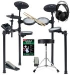 XDrum E-Drum DD-460C E-Drum Kit - 7 anschlagsdynamische Pads - Mesh Heads,...