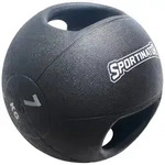 Sportinator Medizinball Premium mit Griff, ideal f&uuml;r Kraft- und...