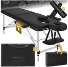 tectake Massageliege 2-Zonen-Massagetisch-Set, Ma&szlig;e: 210 x 95 x 89 cm,...