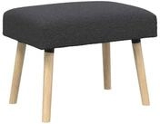 vidaXL Sitzbank Bank Uni Dunkelgrau 60 x 40 x 45 cm Boucl&eacute; (1-St)