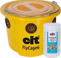 Kerbl Insektenfalle Kerbl CIT Fliegenfalle FlyCage6, Deckel, 6 Eins&auml;tze,...