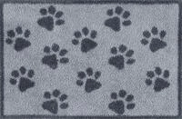 Turtle Mat Fu&szlig;matte Paws Grey, rechteckig, H&ouml;he: 9 mm