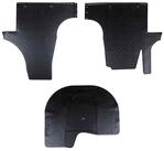 vidaXL Auto-Fu&szlig;matten Autofu&szlig;matte 3 Stk. Geeignet f&uuml;r VW T5 2010-2015 Gummi...