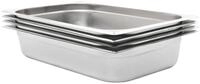 vidaXL Thermobeh&auml;lter, Gastronormbeh&auml;lter 4 Stk. GN 1/1 100 mm Edelstahl