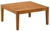 vidaXL Sofaelement Gartentisch Massivholz Natur 60 x 60 x 30 cm (1 St)