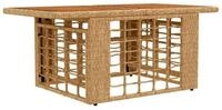 vidaXL Gartentisch Garten Lifting Up Tisch Natur 100 x 55 x 37 cm (1-St)
