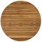 vidaXL Tischplatte Tischplatte &Oslash; 60 x 3,5 Rund Massives holz Natur (1 St)