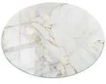 Tulup Tischplatte Oberplatte Tisch Glas Eleganter Marmor mit Adern Tischplatte...