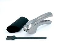 Intirilife Knoblauchpresse (3 St), Zinklegierung, 3-teiliges Set...