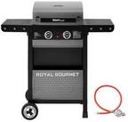 Royal Gourmet Gasgrill Grillwagen mit Gasbrennern, 2-Brenner (5 kW) oder...