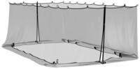 vidaXL Moskitonetz Moskito-Netz f&uuml;r Pavillon 220 Mesh Schwarz 6 x 3 x 2 m (1...