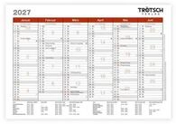 Tr&ouml;tsch Verlag Wandkalender TR&Ouml;TSCH - Wandtafelplaner A5 2027