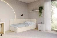 ALTDECOR Jugendbett LIVY (Jugendbett mit Bettkasten und Lattenrost, Polsterbett...