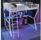 STILVORA Hochbett mit Schreibtisch,140&times;200 Jugendbett Bettgestell mit...