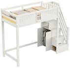 STILVORA Kinderbett 90&times;200 Jugendbett mit Schreibtisch Kinderbett mit
