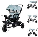 Chipolino Dreirad Hip Hop, Geschwister, zwei Kinder, 360&deg; drehbare Sitze, 40...
