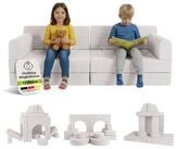 Juskys Kindersofa Kayo in Beige, modular & 12-tlg. aus Cord mit...